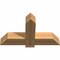 Ekena Millwork Eugene Smooth Timber Gable Bracket, Western Red Cedar, 36"W x 21"H x 5 1/2"D x 5 1/2"F, 14/12 Pitch GBW036X21X0606EUG00SWR - alternate 4